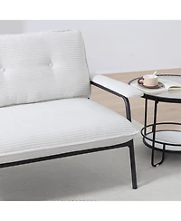 Streamdale Furniture Beige 53-inch Sofa Small Apartment Living