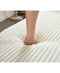 Streamdale Furniture Convertible Corduroy Floor Sofa Bed with Pillows