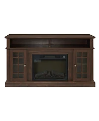 Streamdale Furniture Espresso Tv Stand - Modern Entertainment Console for TVs Up to 65"