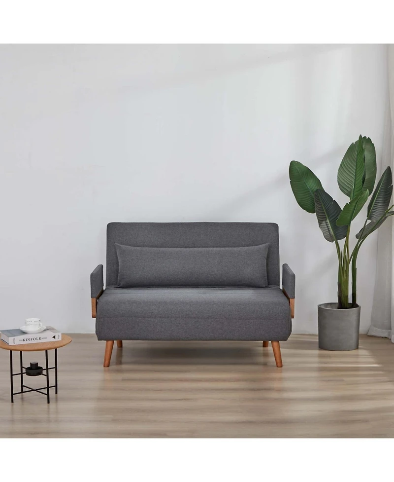 Streamdale Furniture Streamdale Extra Wide 3-in-1 Loveseat Sofa Bed - Adjustable Back, Space-Saving Sleeper