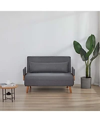 Streamdale Furniture Streamdale Extra Wide 3-in-1 Loveseat Sofa Bed - Adjustable Back, Space-Saving Sleeper