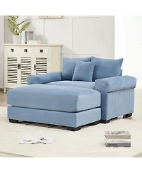 Streamdale Furniture Streamdale Oversized Cloud Modular Sectional Couch, Corduroy