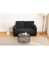 Streamdale Furniture Streamdale 55" 3-Fold Sofa Bed - Convertible Futon Couch, Velvet Linen