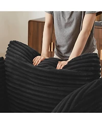 Streamdale Furniture Oversized Corduroy Chaise Lounge Sofa