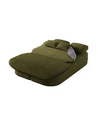 Streamdale 75" Foldable Sofa Bed with Blanket