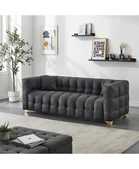 Streamdale Furniture Tech Fabric 3-Seat Sofa- 80" Long, Waterproof, Stain & Cat-Proof