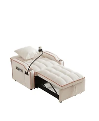 Streamdale Furniture 3-in-1 Convertible Sofa Bed Sleeper Chair Pull Out Couch