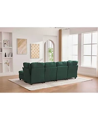 Streamdale Furniture Streamdale Modular Sectional Sofa- Convertible 6-Seat Couch with Chaise & Ottoman