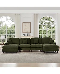 Streamdale Furniture Streamdale Classic U-Shape Sectional Sofa