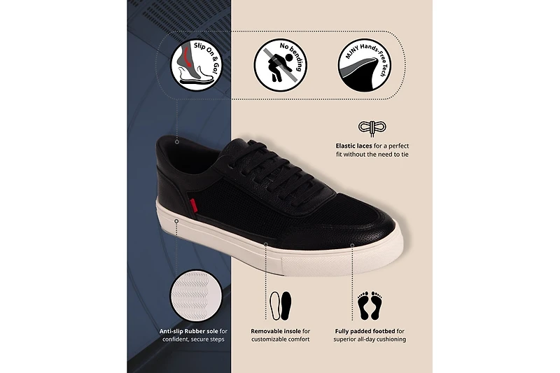 Marc Joseph New York Womens Columbia Street Hands-Free Slip On Technology Fashion Sneakers