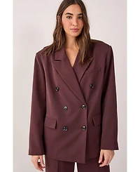 Nasty Gal Women's Double Breasted Oversized Blazer