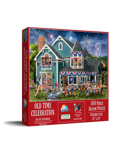SunsOut Old time Celebration 500 piece Jigsaw Puzzle for Adults