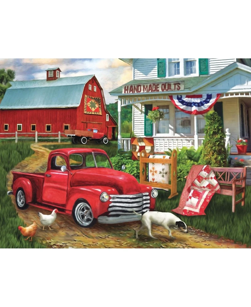 SunsOut Stopping at the Farm 500 piece Jigsaw Puzzle