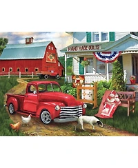 SunsOut Stopping at the Farm 500 piece Jigsaw Puzzle