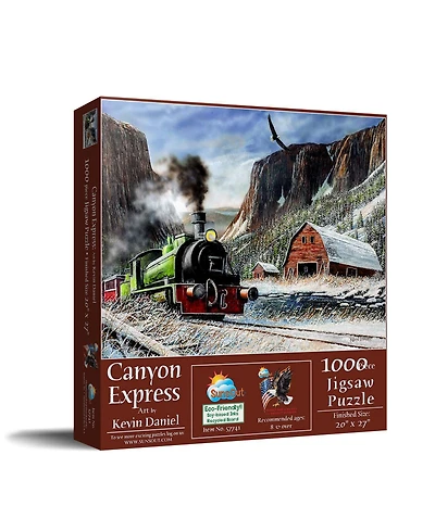SunsOut Canyon Express 1000 piece Jigsaw Puzzle for Adults