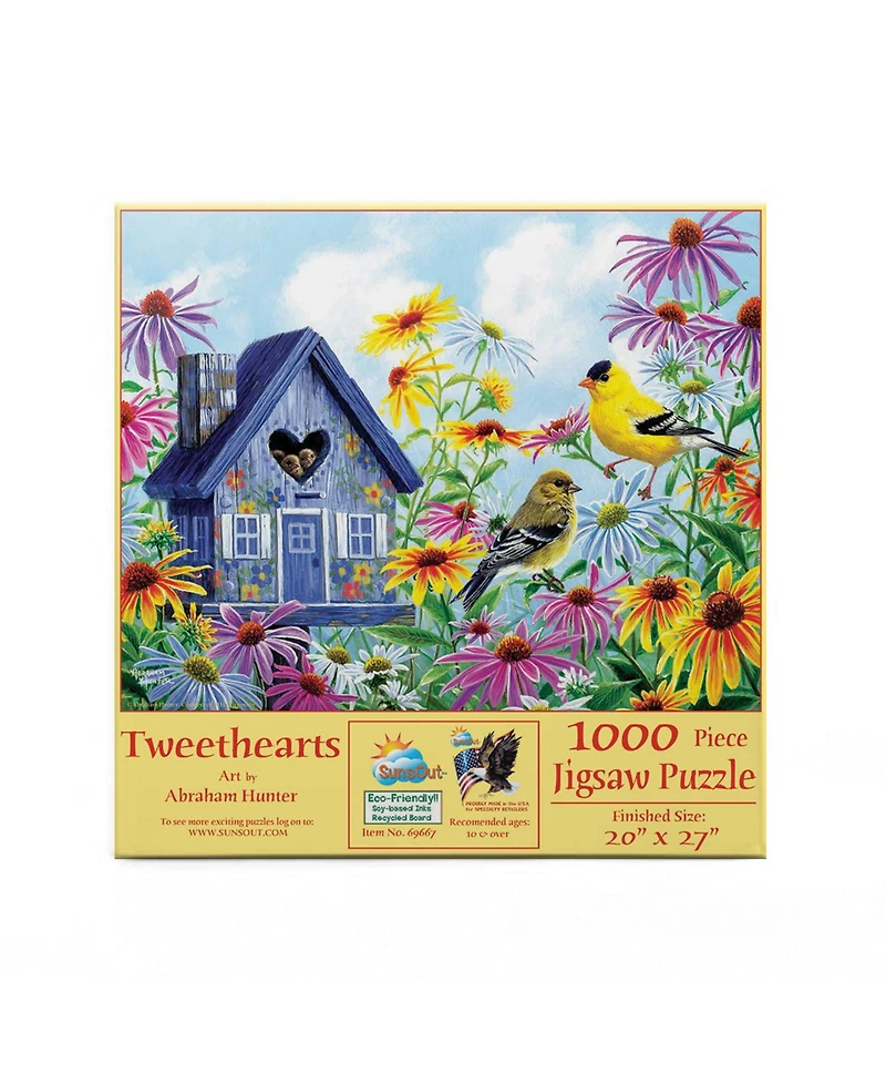 SunsOut Tweethearts 1000 piece Jigsaw Puzzle for Adults