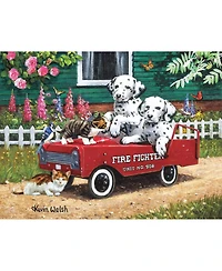 SunsOut Fireman Friends 300 piece Jigsaw Puzzle for Adults