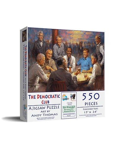 SunsOut The Democratic Club 550 piece Jigsaw Puzzle for Adults