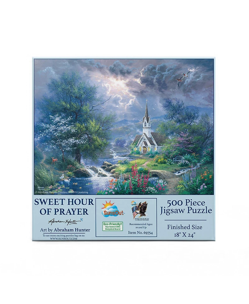 SunsOut Sweet Hour of Prayer 500 piece Jigsaw Puzzle for Adults
