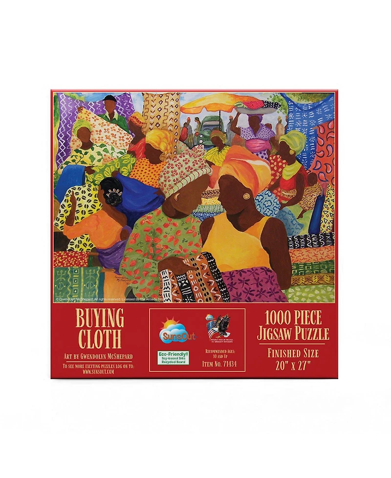 SunsOut Buying Cloth 1000 piece Jigsaw Puzzle for Adults