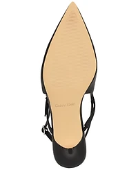 Calvin Klein Women's Vierra Strappy Slingback Kitten Heel Pumps