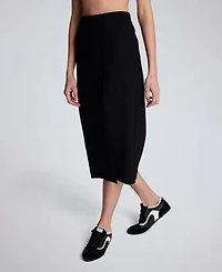 Kenneth Cole Women's Pull-On Column Slit Skirt