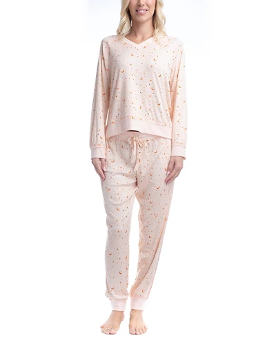Ocean Pacific Sandy Sundown L/S Pj Set