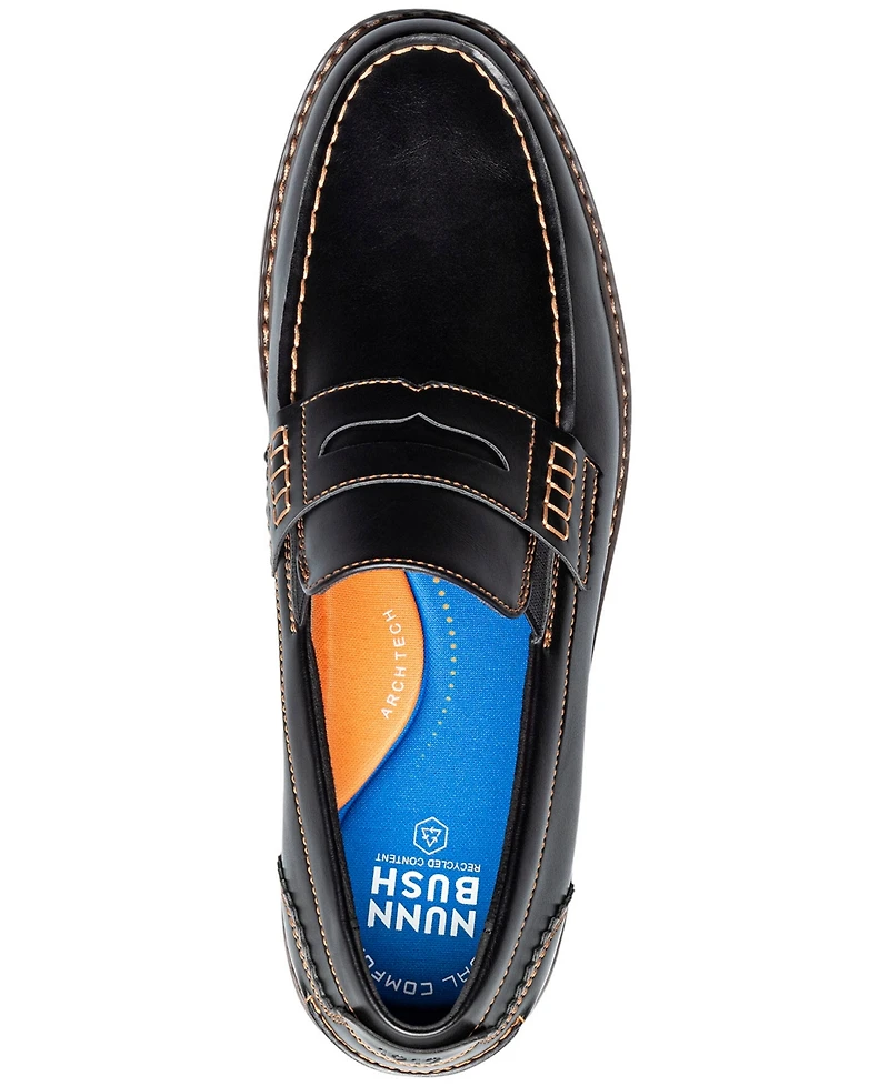 Nunn Bush Men's Oslo Moc-Toe Penny Loafers