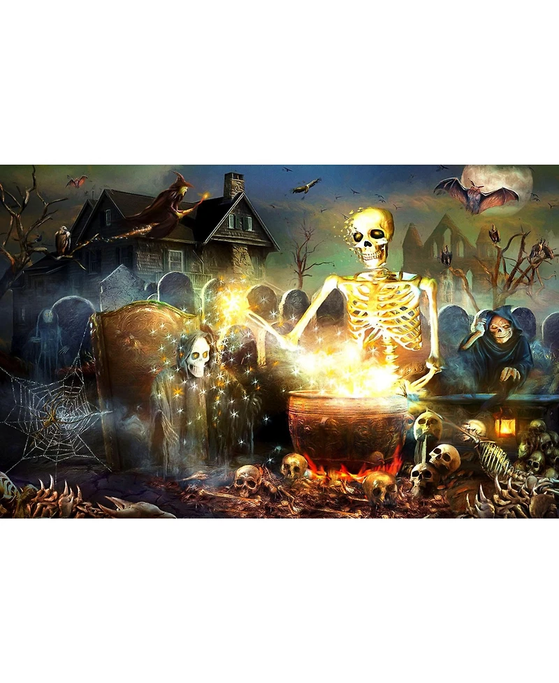 SunsOut Skeletons Rising 550 piece Jigsaw Puzzle for Adults Halloween