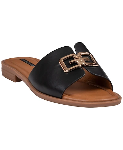 Gc Shoes Women's Square Toe Flat Sandals