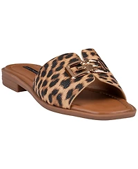 Gc Shoes Women's Square Toe Flat Sandals