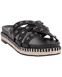 Gc Shoes Women's Stud Detail Slip-On Sandals