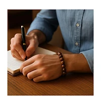 Trafalgar Raja Tiger Eye Stretch Beaded Bracelet