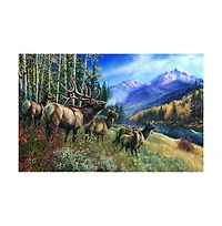 SunsOut Elk Anthem 1000 piece Jigsaw Puzzle for Adults