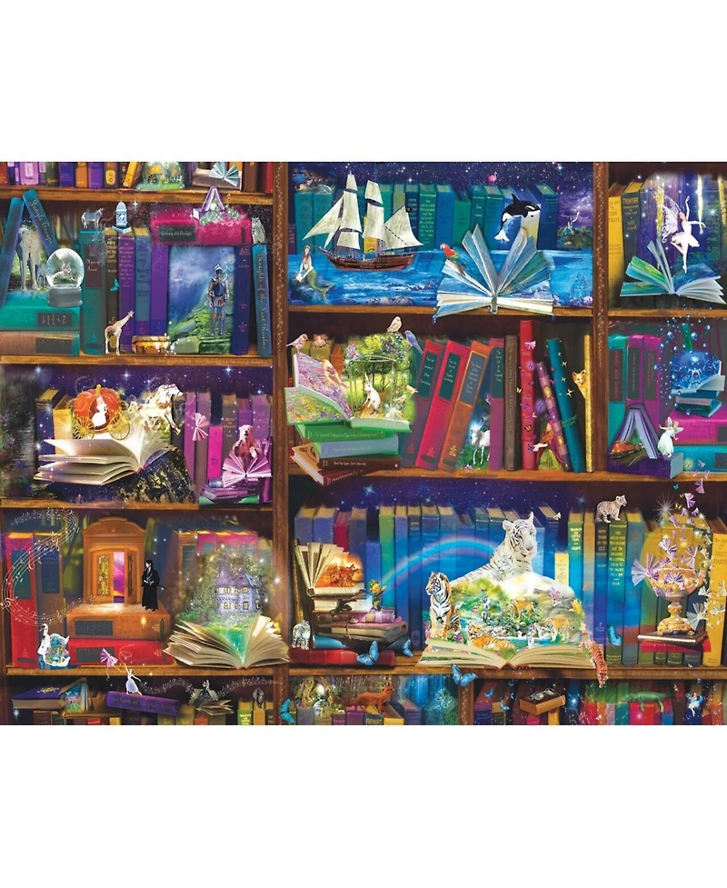 SunsOut Library Adventures in Reading 1000 piece Jigsaw Puzzle for Adults Large Pieces