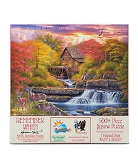 SunsOut Remember When 500 piece Jigsaw Puzzle for Adults Large Pieces