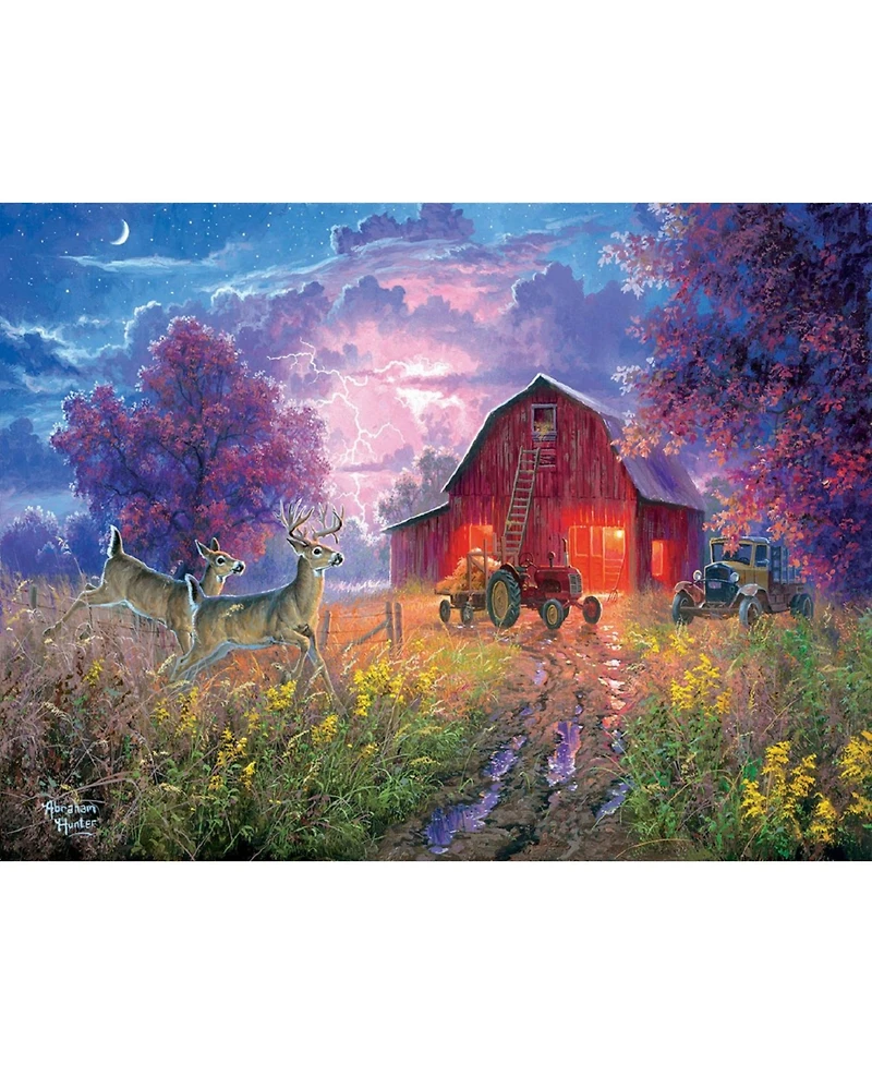 SunsOut Night Run 500 piece Jigsaw Puzzle for Adults