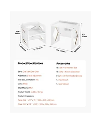 Slickblue Weaning Table and Chair Set Montessori Kids Activity Table and Chair