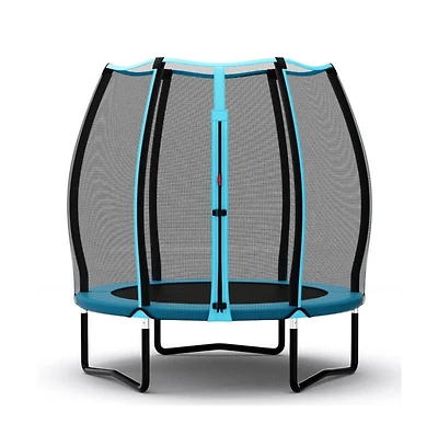 Hongge Kid's Indoor Trampoline with Safety Enclosure Bungee Cords and Galvanized Steel Frame