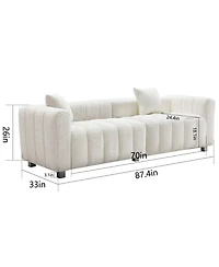 Streamdale Furniture Premium Velvet Sofa 3-Seater Couch