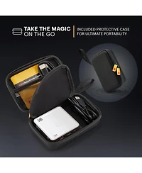 Kodak Luma 75 Ultra Mini Projector, Portable Pico Projector with 60" Screen, Tripod & Case (White)