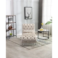Streamdale Leisure Concubine Sofa With Acrylic Feet