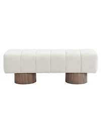 Streamdale Furniture Upholstered Chenille Bench - Dining Entryway Bedroom