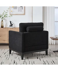 Streamdale Furniture 35.4" Wide Modern Farmhouse Accent Chair