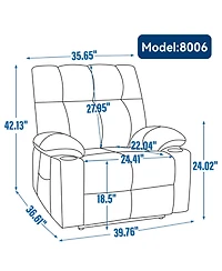 Streamdale Furniture Power Lift Recliner Massage Chair
