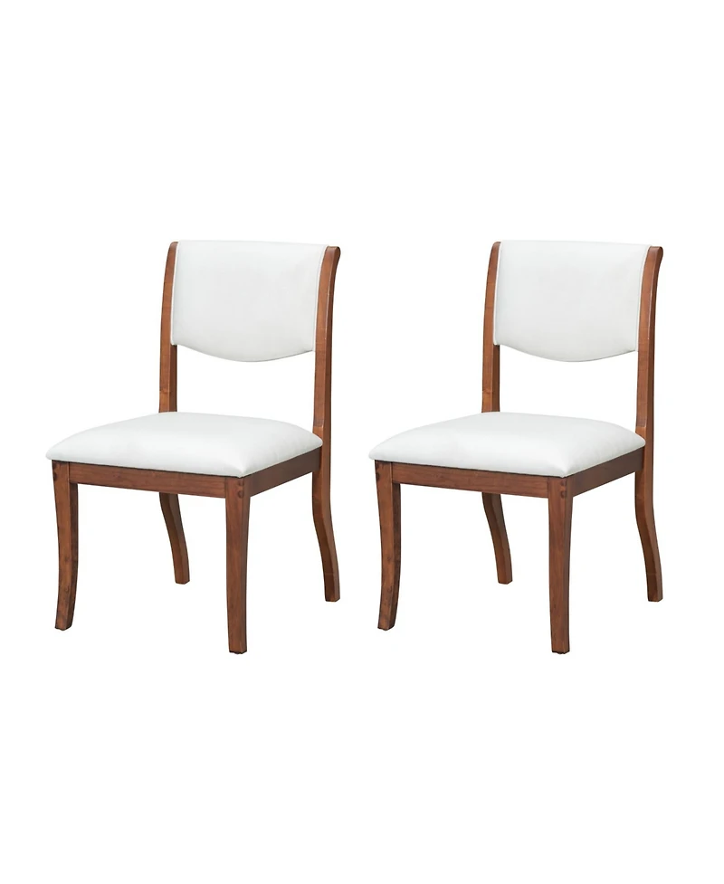 Streamdale Furniture Set of 2 Upholstered Dining Chairs
