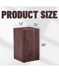 Streamdale Furniture Walnut Wood Grain Coffee Table - Luxurious Design, Living Room Accent