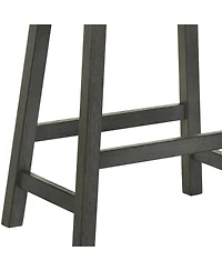 Streamdale Furniture Rustic Backless Counter Stool Set of 2