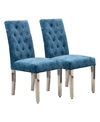 Streamdale Furniture Streamdale Modern Velvet Dining Chairs (Set of 2)