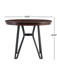 Streamdale Round Bar Table (Brown)